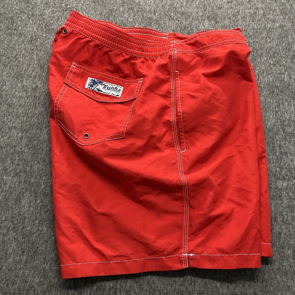 Trunks Surf & Swim Co. Men's Size XXL Red Swim Trunk w/ Pockets